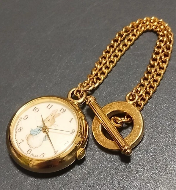 SEIKO ALBA PETER Rabbit Pocket Watch EUR 96,20 - PicClick FR