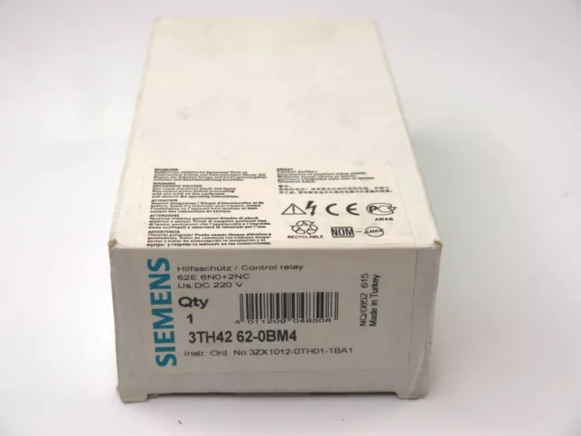 Siemens Control Relay 3Th4262-0Bm4