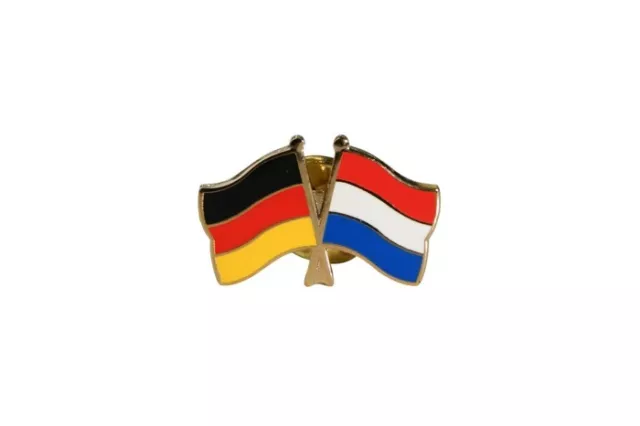 Deutschland - Niederlande Flaggen Pin Fahnen Pins Fahnenpin Flaggenpin Anstecker