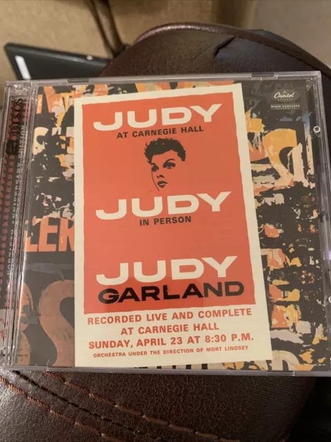 Judy Garland At Carnegie Hall In Person 40th Anniversary 2CD Like New