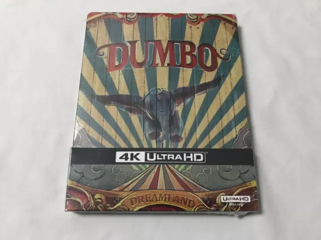 Steelbook Bluray 4K Ultra Hd + Bluray Dumbo (Neuf) Eva Green/Colin Farrell