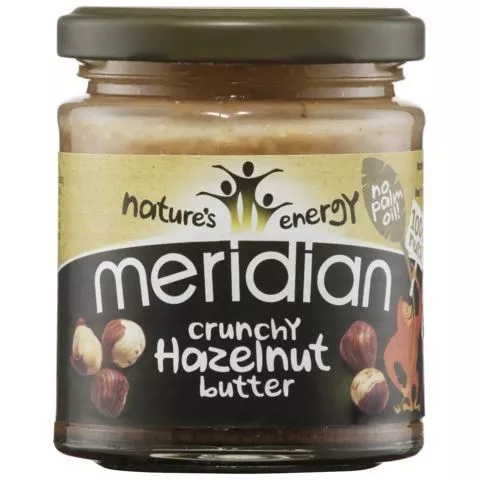 Meridian Foods Crunchy Hazelnut Butter 100% 170g