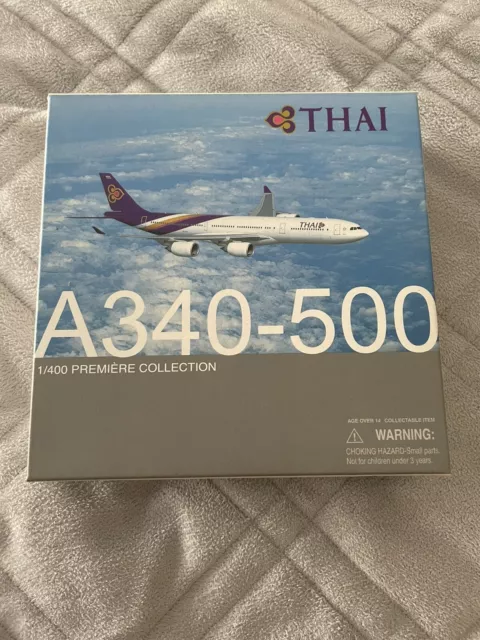 Phoenix Models 1:400 Thai Airways Airbus A340-500 HS-TLD Very Rare