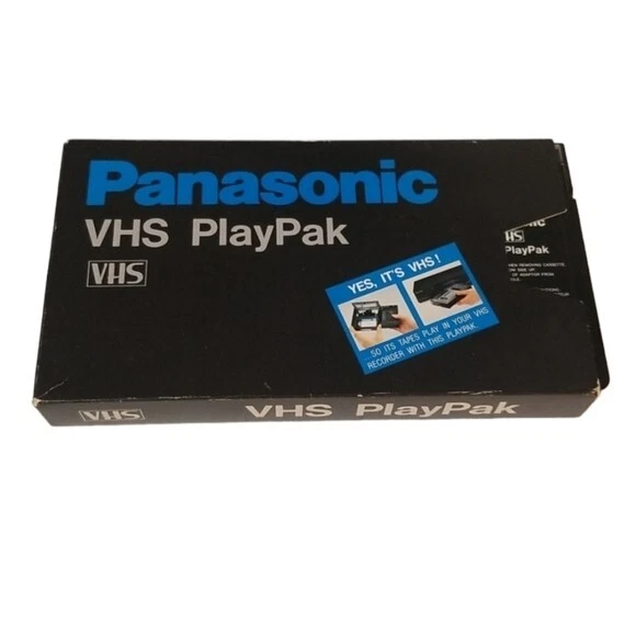 PANASONIC VHS PLAYPAK VHSC to VHS Motorized Tape Converter Adapter