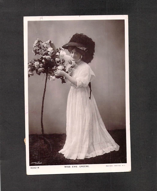 C1404 Glamour Miss Evie Greene Rotary Photo PU1907 Kalgoorlie to Adelaide 1d WA