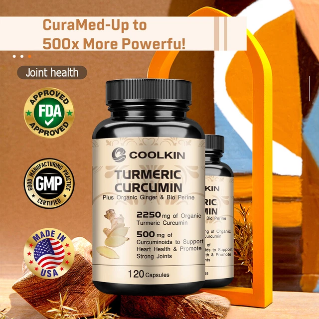 TURMERIC CURCUMIN High Potency, Relieve Joint Pain, Antioxidant