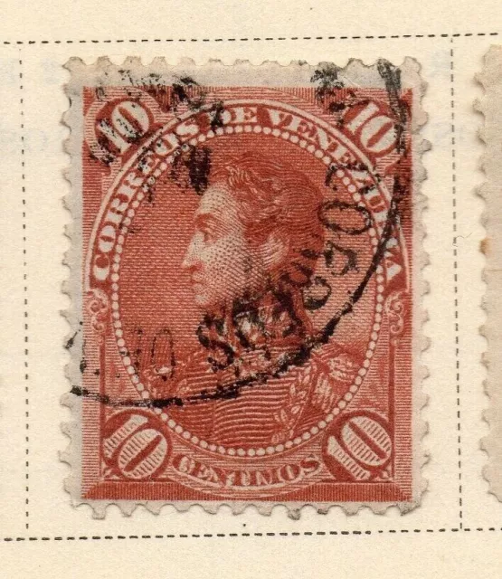 Venezuela 1882 Early Issue Fine Used 10c. NW-103918