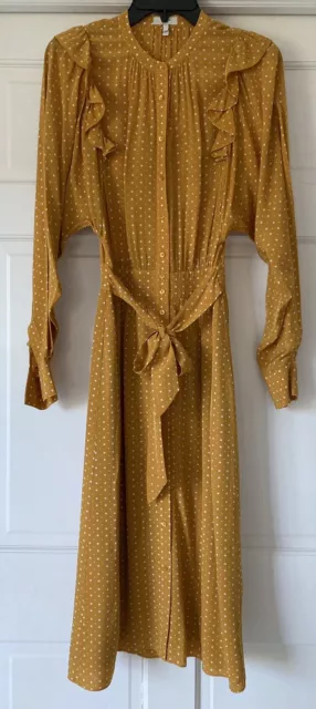 Joie Redson Yellow Shirtdress Size XXS