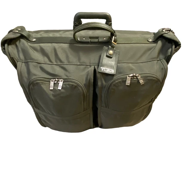 TUMI GENUINE HEAVY DUTY ROLLING 24x20x11 SUITCASE GARMENT BAG LUGGAGE