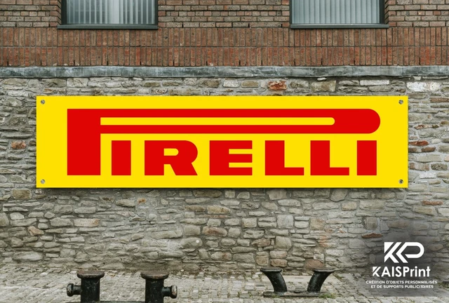 Bannière en vinyle avec logo Goodyear Tires : décoration de garage automobile - France