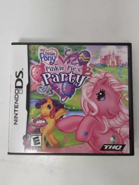 My Little Pony: Pinkie Pie's Party - Nintendo DS case and manual only NO GAME