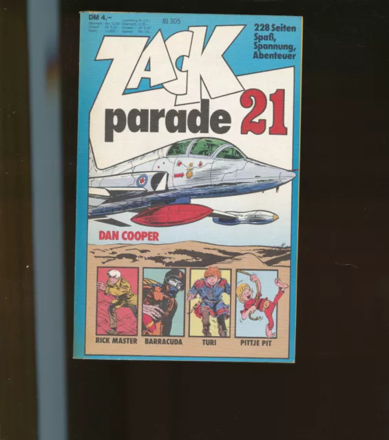 Zack-Parade  Taschenbuch  Nr.  21  Koralle