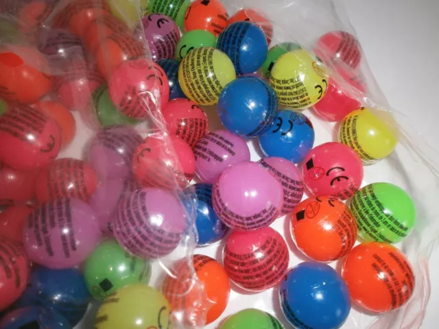 Neon Flummi 25mm bunt gemischte Farben Springball Gummiball Posten N120