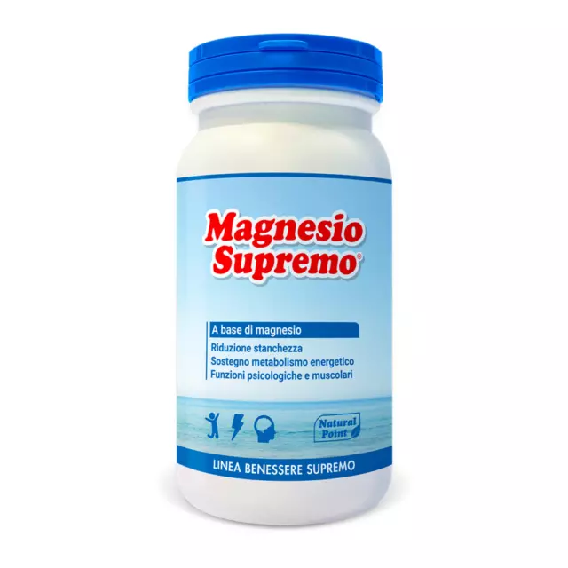 Integratore Magnesio Supremo 150 gr Natural Point per il benessere psicofisico