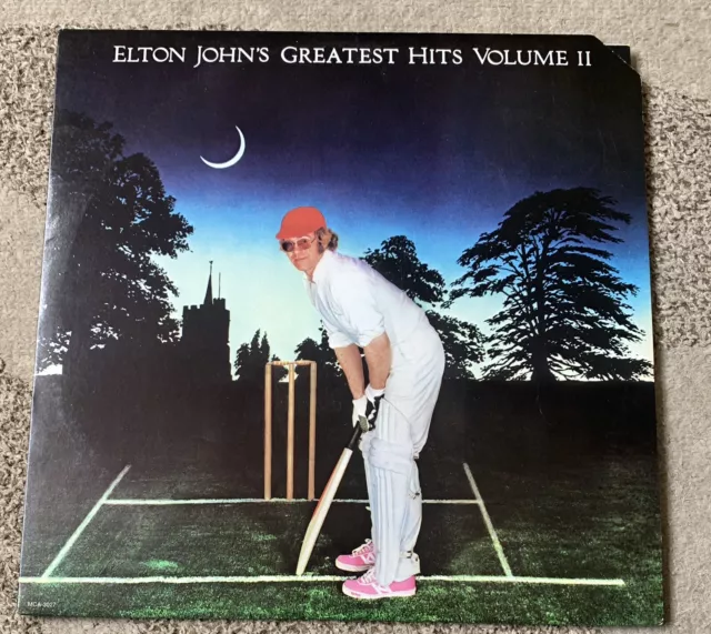 Elton John Greatest Hits Vol 2 USA Sample Copy Vinyl Album Record With Booklet