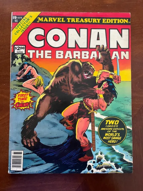 Marvel Treasury Edition #19, Marvel (1978), VF- (7.5) - Conan the Barbarian!