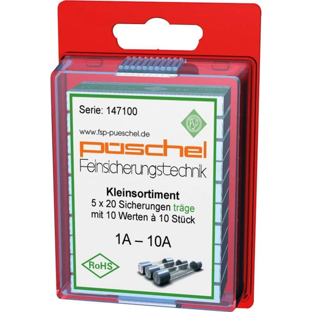 Püschel Feinsicherungen SORTI03TB Micro-fusible (Ø x L) 5 mm x 20 mm temporisé