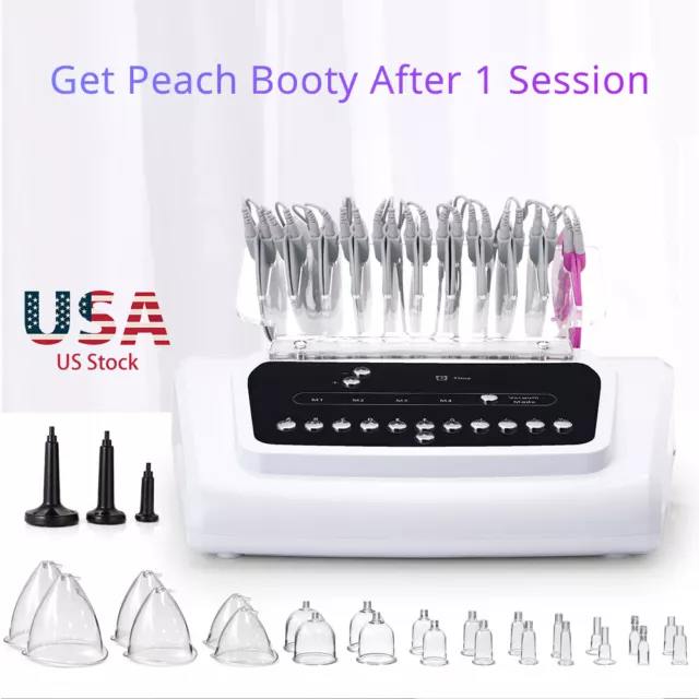 Breast Butt Enlargement Body Shapping BIO & EMS Vaccum Microcurrent Machine Home