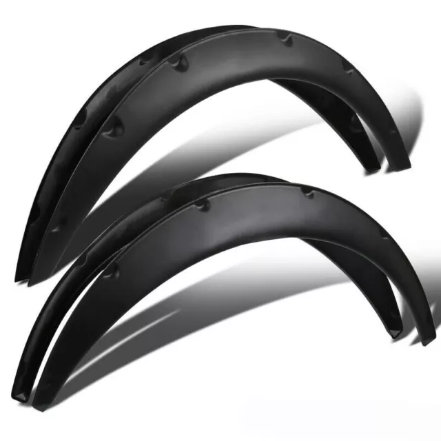 4PCS UNIVERSAL FENDER Flares 80mm/90mm Wide Body Kit Wheel Arches Durable  PU £54.39 - PicClick UK