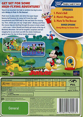 MICKEY MOUSE CLUBHOUSE: Mickey & Pluto To The Rescue DVD (Region 4) VGC ...