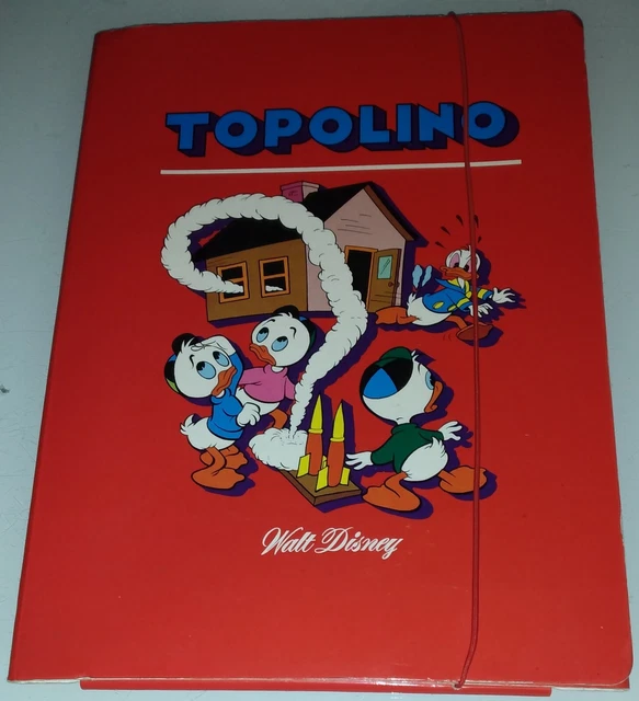Cartellina Cartonata Walt Disney  by Cartiere Pigna, 1980s