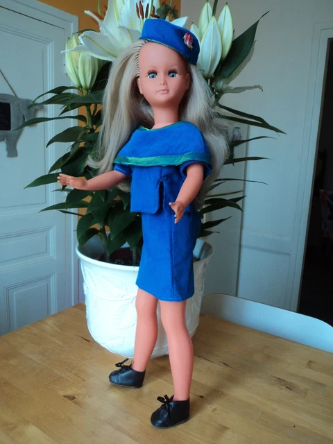 Grande poupée mannequin Dolly Gégé 50 cm, jambes raides,poupée mannequin vintage