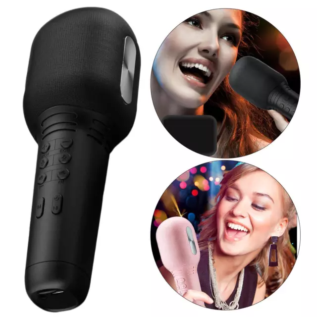 Machine à Chanter Avec Microphone Sans Fil Bluetooth 5.0 Pour Micro De Karaoké