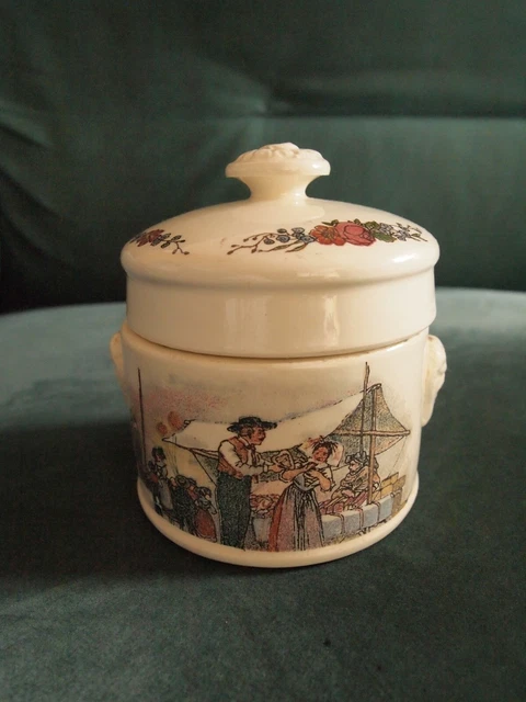 Pot à foie gras - faïence de Sarreguemines - Obernai