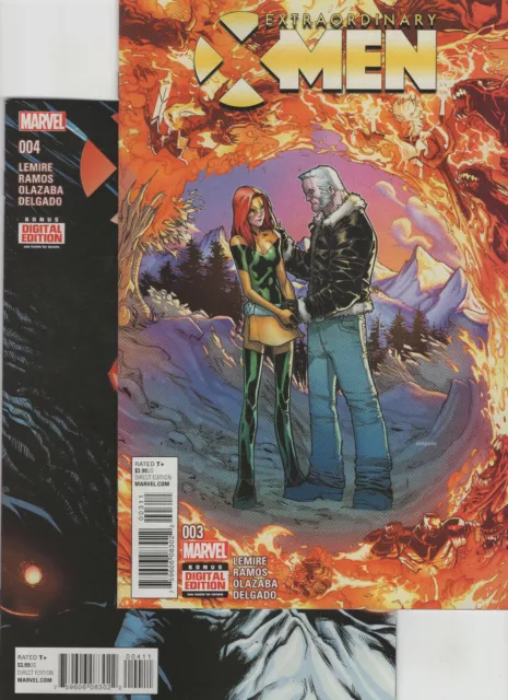 Extraordinary X-Men #3 and #4 (Marvel Comics 2016)