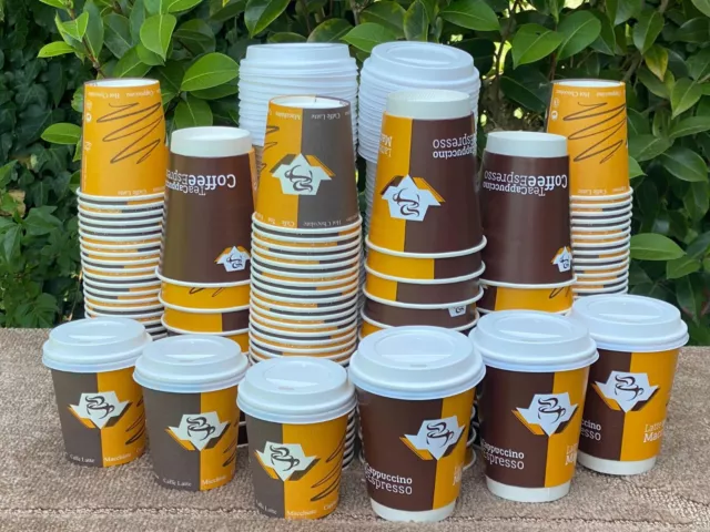 Disposable  Coffee Cups Takeaway -  12oz 8oz