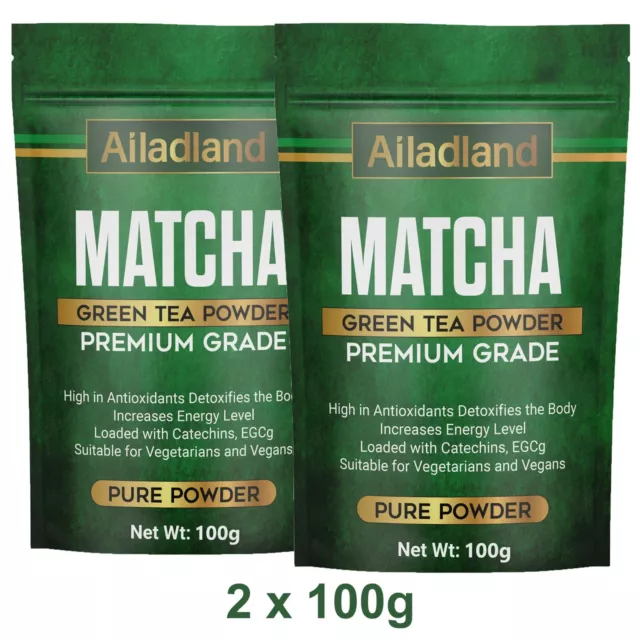 Matcha Green Tea Powder Premium Grade Antioxidant Energy Booster Detox Skin Care