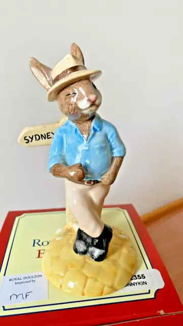 BNIB ROYAL DOULTON SYDNEY  BUNNYKINS DB 195 Figurine dated 1999 Limited Edition