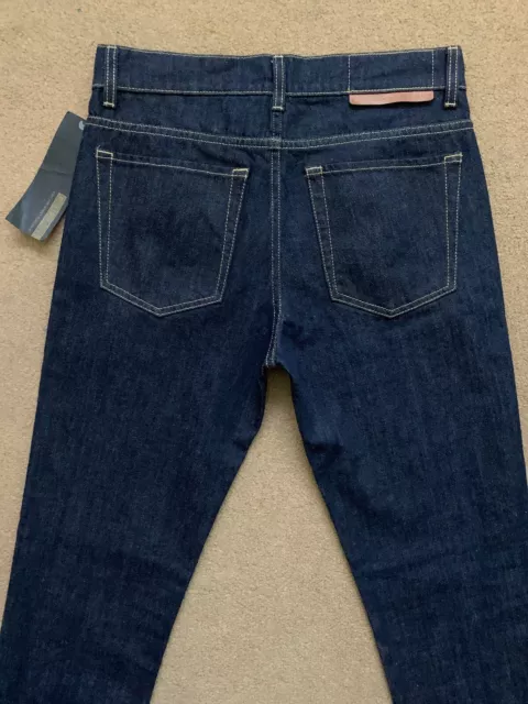 Stella McCartney Men's Slim Fit Dark Blue Denim Jeans, Size W29", L32", RRP£250