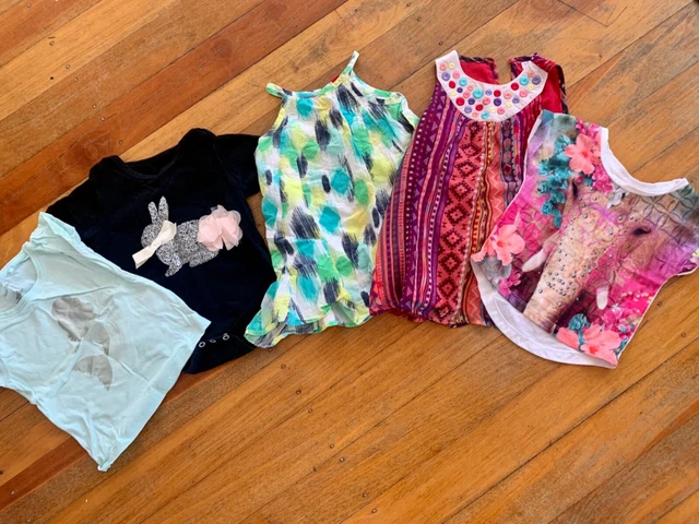 bulk mix bundle girls boho clothes Jack Milly Sprout bunny elephant size 1