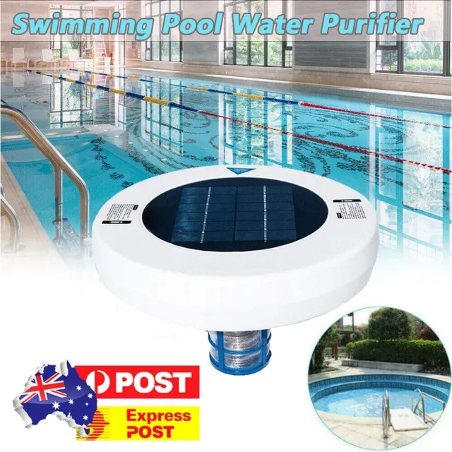 Copper Silver Ion Swimming Pool Purifier Solar Powered Kills-Algae Pool Ionizer