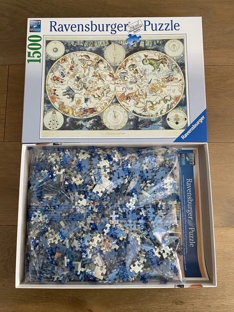 Ravensburger – Mappa del Mondo, Puzzle da 1500 Pezzi