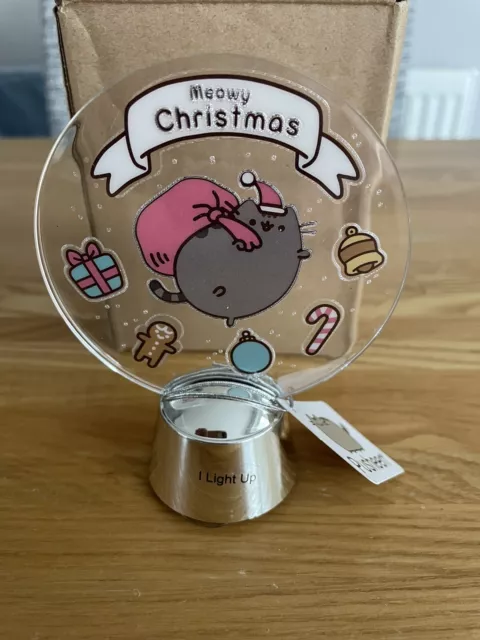 Pusheen Christmas Ornament (lights Up). Brand New