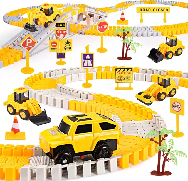Toy Tractor Cars for Kids Play Vehicles Construction Digger Toys for Boys Car Ga