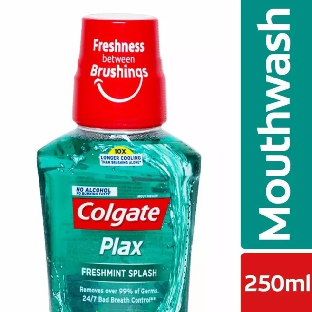 Colgate Plax Bain de Bouche à la Menthe Fraîche - 250 ml + Livraison Gratuite