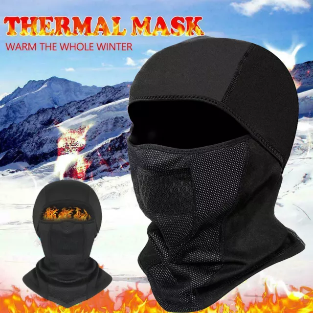 Fahrrad Sturmhaube Skimaske Snowboard Kopfhaube Balaclava Wintermütze Halswärmer