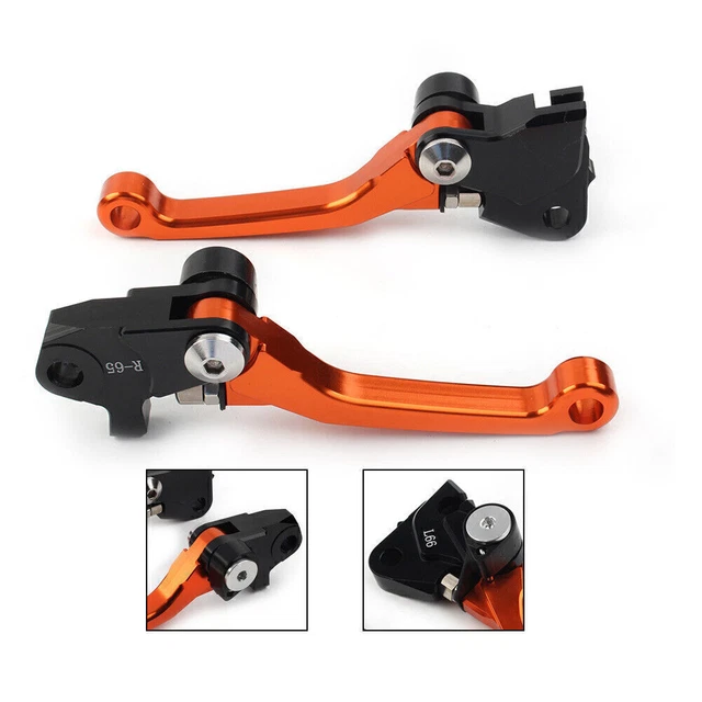 CNC Clutch Brake Levers Pivot For Yamaha YZ250X 2016-2022/YZ125X 2017-22 Orange