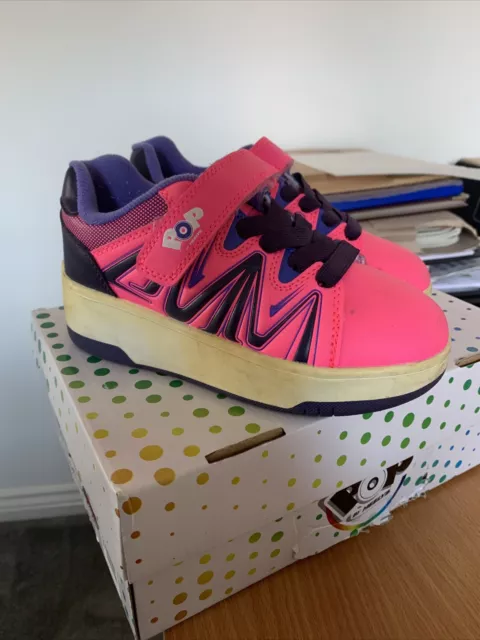 POP By Heelys Pink Burst - Child Size 13 EU32 - Used