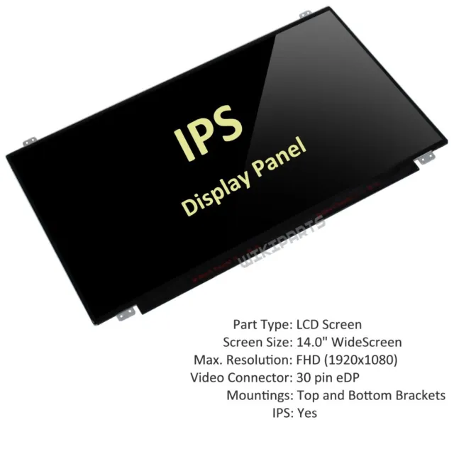 New 14" LED LCD Screen FHD IPS Display Panel For Lenovo Thinkpad T450S UK Ship