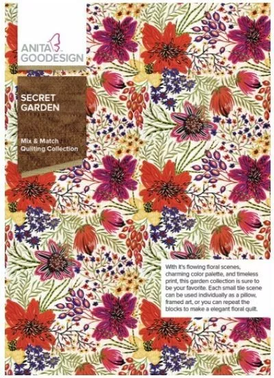 Secret Garden Anita Goodesign Embroidery Design Machine CD 319ADHD Mix & Match