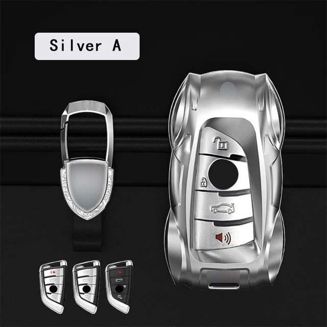 Metal Zinc Alloy Car Remote Key Fob Case Cover Keychain For BMW X1 X3 X4 X5 F15