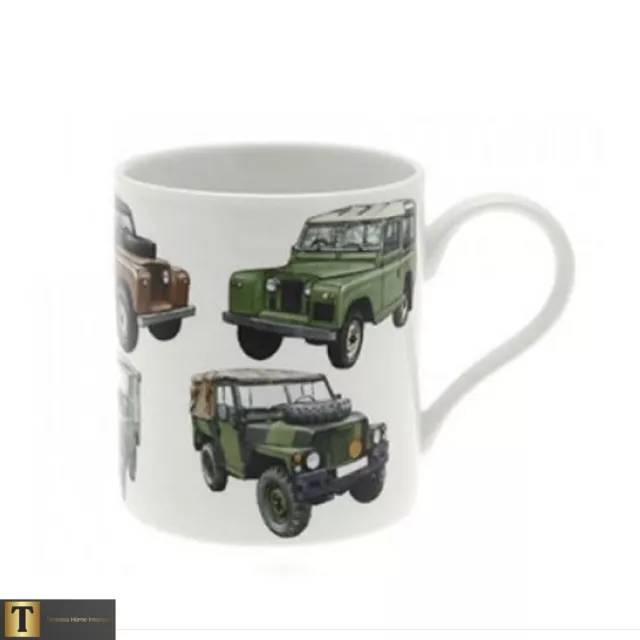 Classic Land Rover 4 x 4 Wheel Drive China Mug Gift Boxed