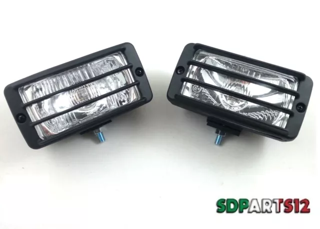 Nuovo 2 Fari Fendinebbia Universali Offroad Bull Bar 4x4 Tuning 12v H3 55w E3