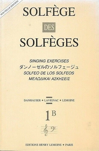 Formation musicale - Albert Lavignac - Solfège des Solfèges 1B