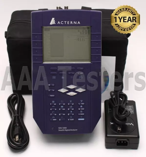 Acterna Wavetek JDSU SDA-5000 CATV Analyzer w/ Rev Sweep PathTrak Fieldview sda