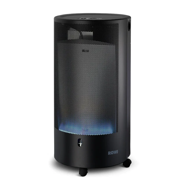 ROWI HGO 4200/2 BFT Pure Premium Eco Smart schwarz Gasheizofen Blue Flame 4200 W